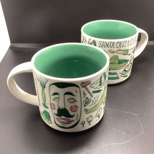 RARE STARBUCKS Been There SANTA CRUZ de la SERRA 14 Mugs (2)